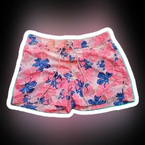 vintage garage hibiscus printed swimming bottoms